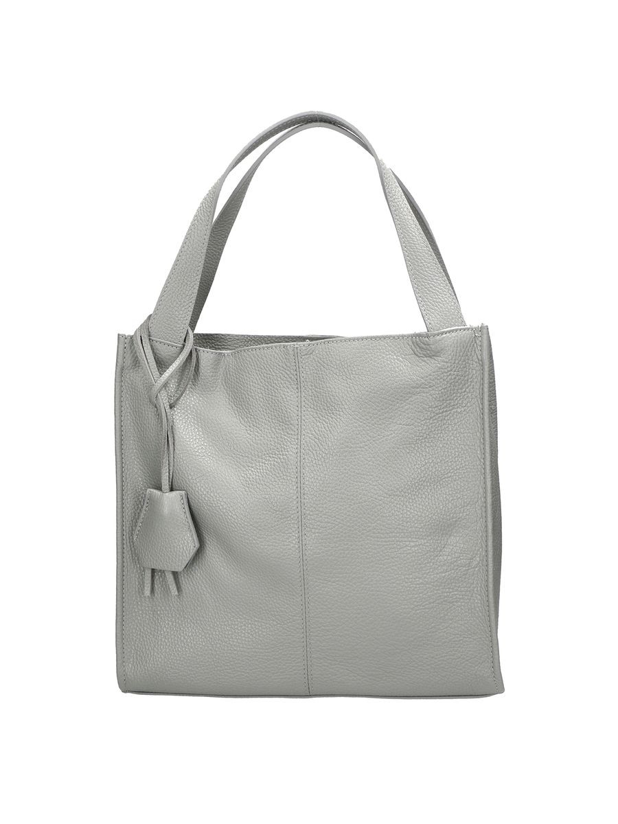 Ledertasche mit geflochtenem Griff