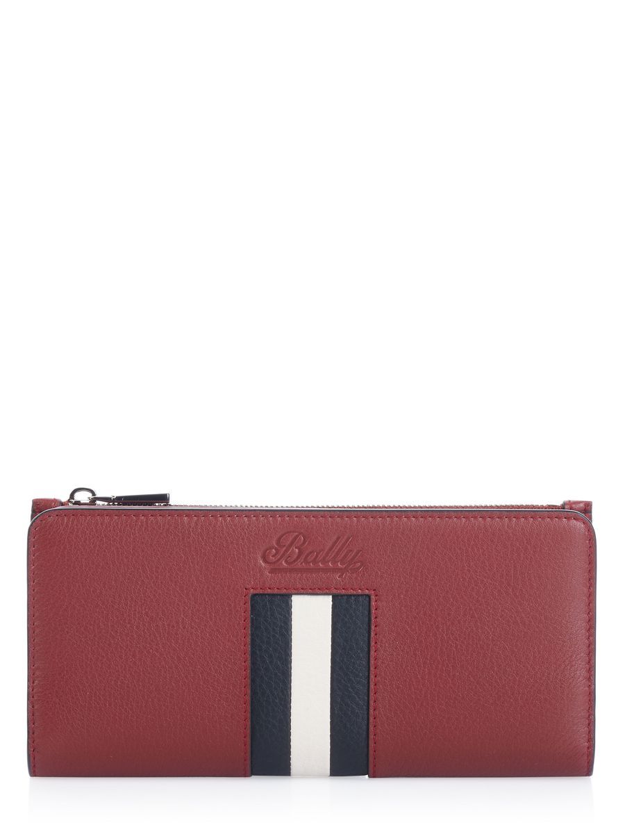 Elegantes Leder Portemonnaie mit Reißverschluss