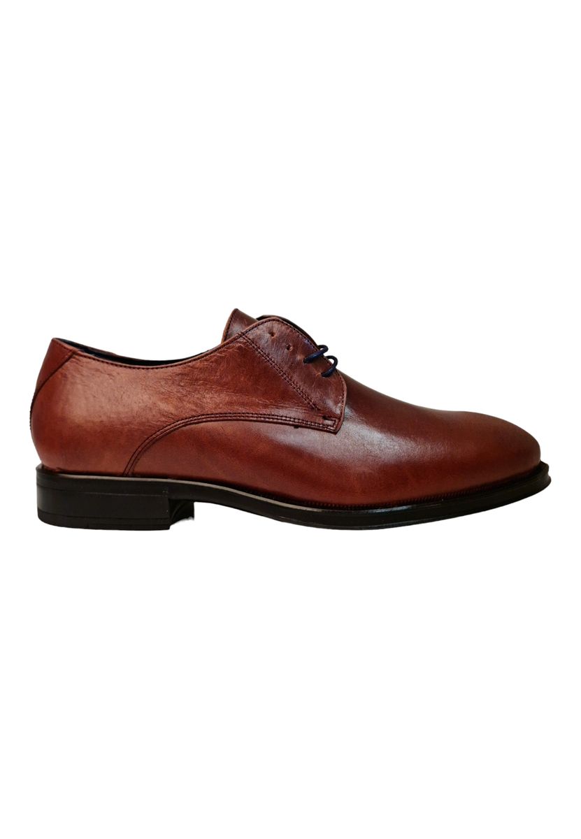 Brauner Lederschnürschuh