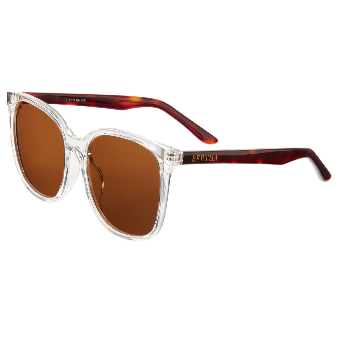 Polarisierte Sonnenbrille mit quadratischem Rahmen