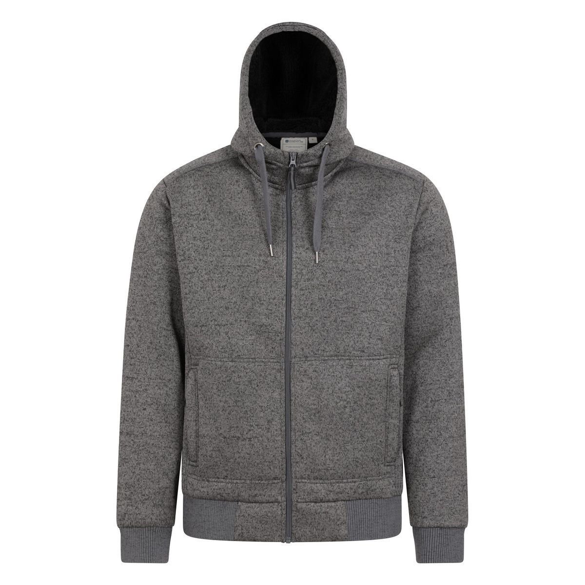 Herren Fleece Kapuzenpullover mit Reißverschluss