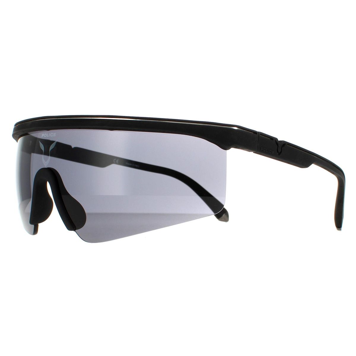 Sportliche Halbrand Shield-Sonnenbrille