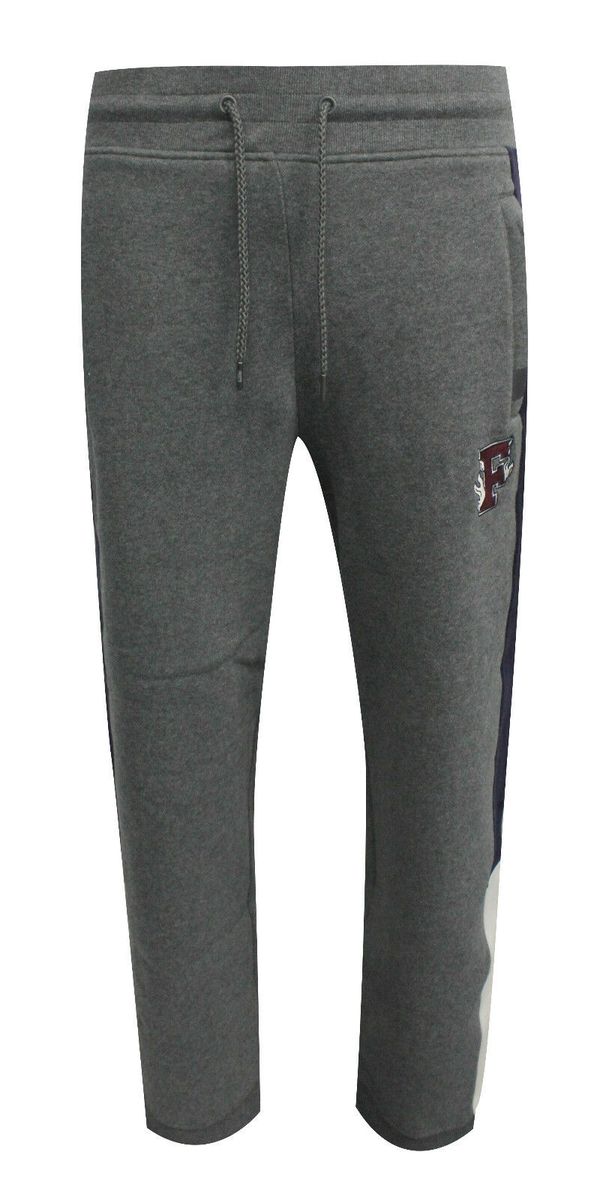 Graue Herren Jogginghose mit Einsätzen