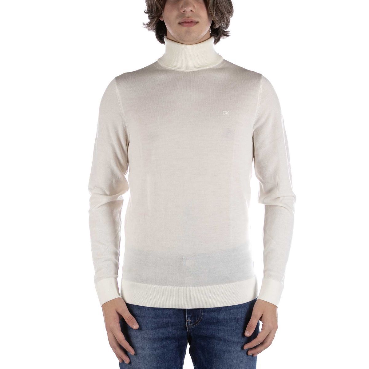 Rollkragenpullover aus feiner Merinowolle