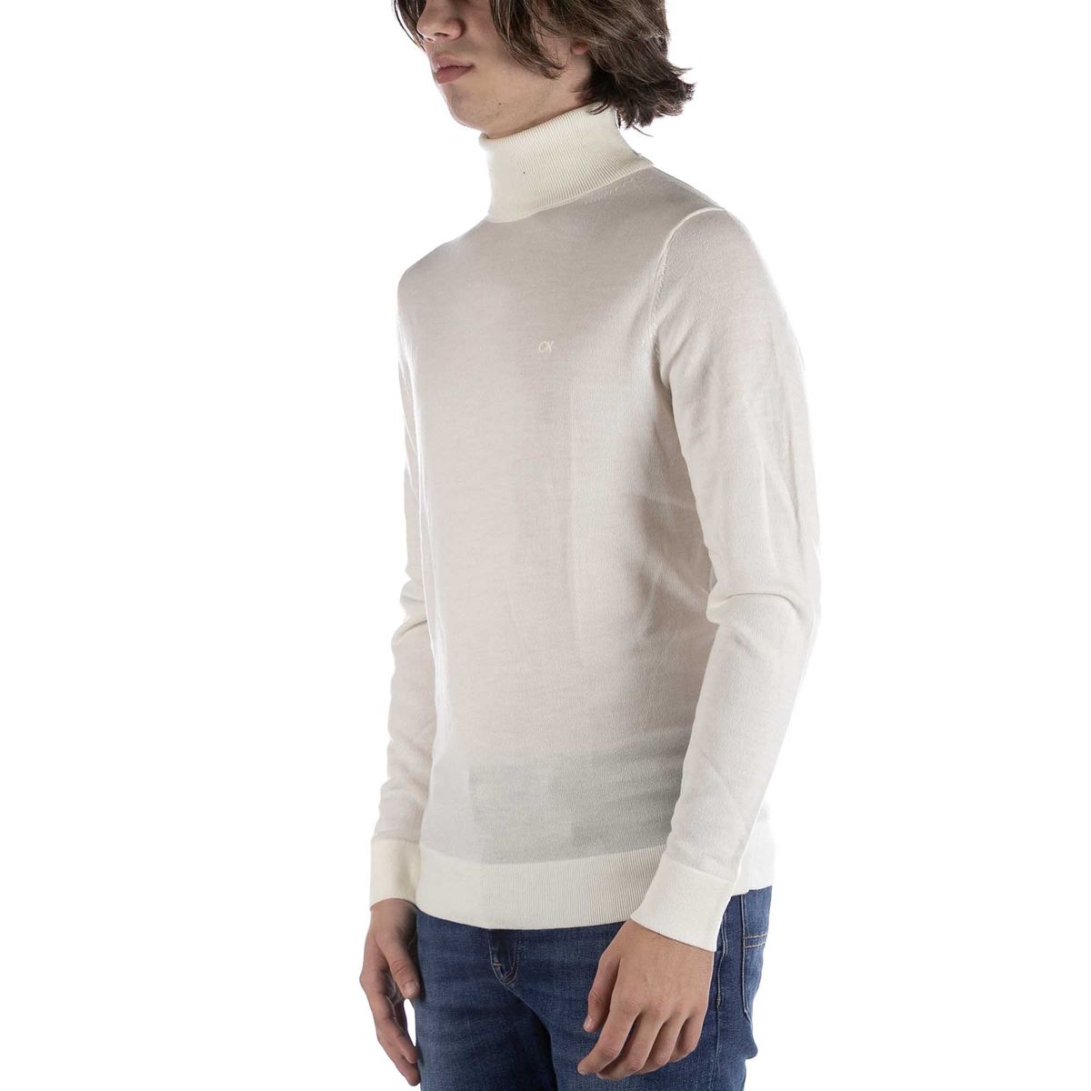 Rollkragenpullover aus feiner Merinowolle