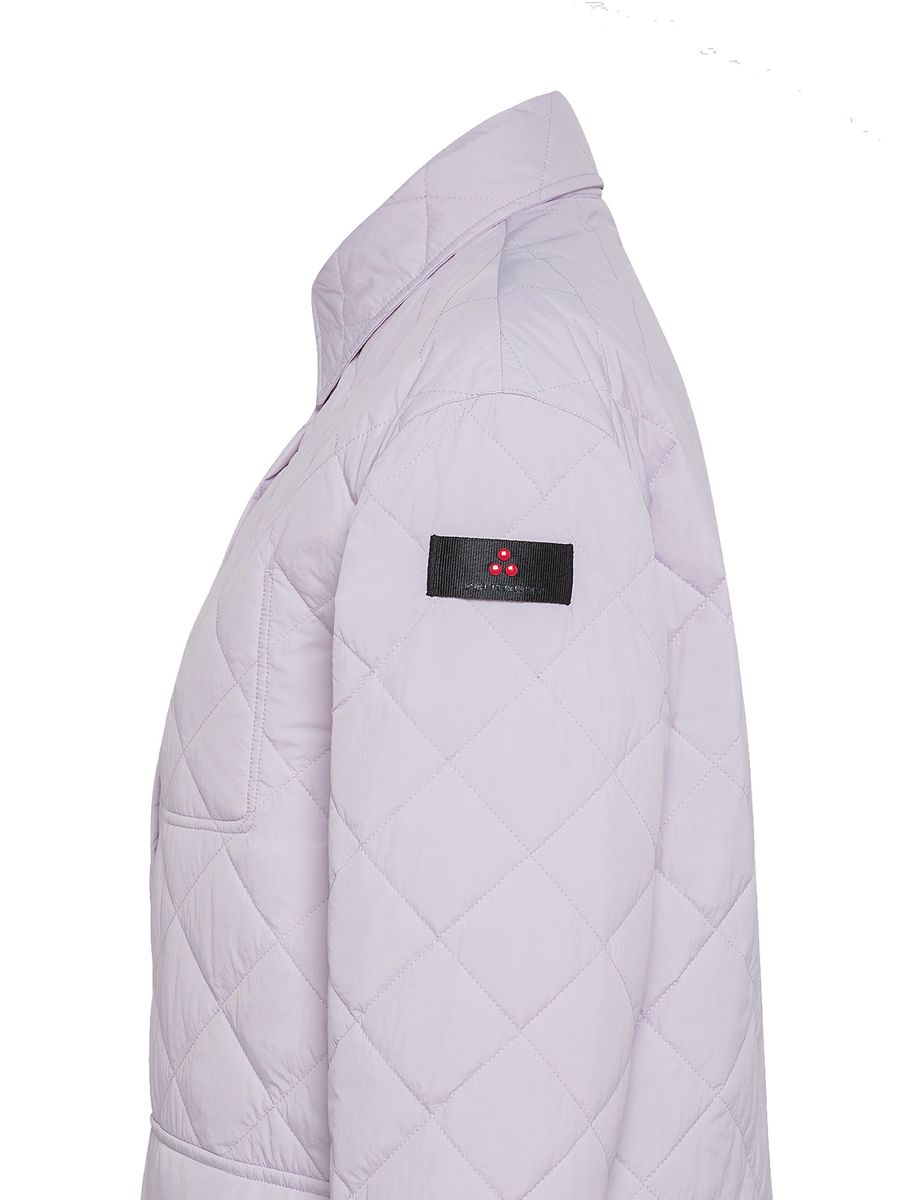 Lange Gesteppte Hemdjacke