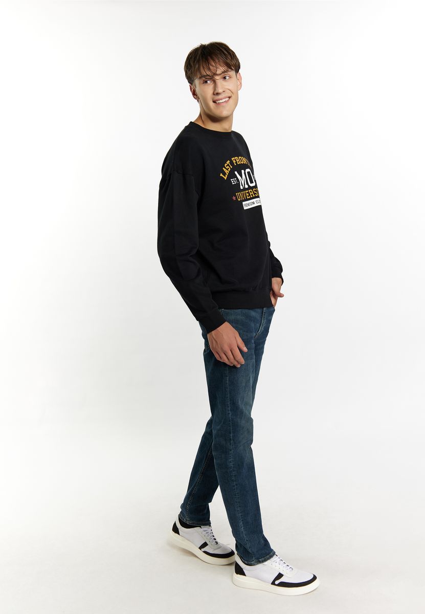 Klassisches Sweatshirt mit College-Grafikprint