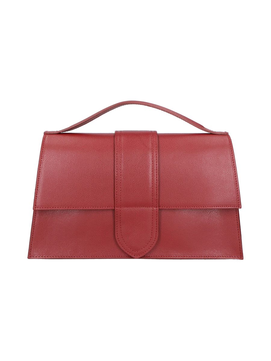 Elegante Ledertasche mit Henkel