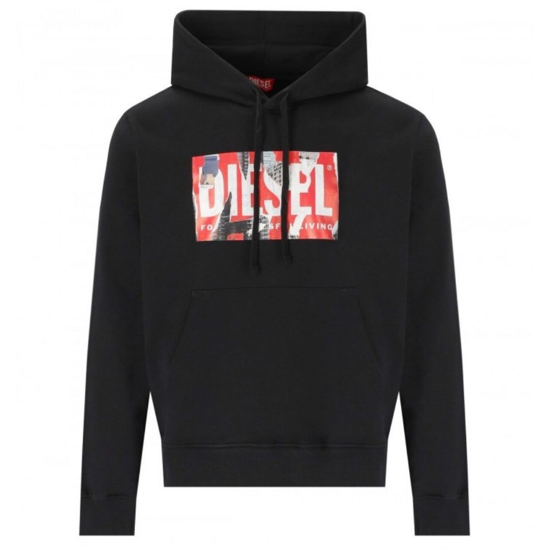Lässiger Kapuzenpullover mit Grafikprint