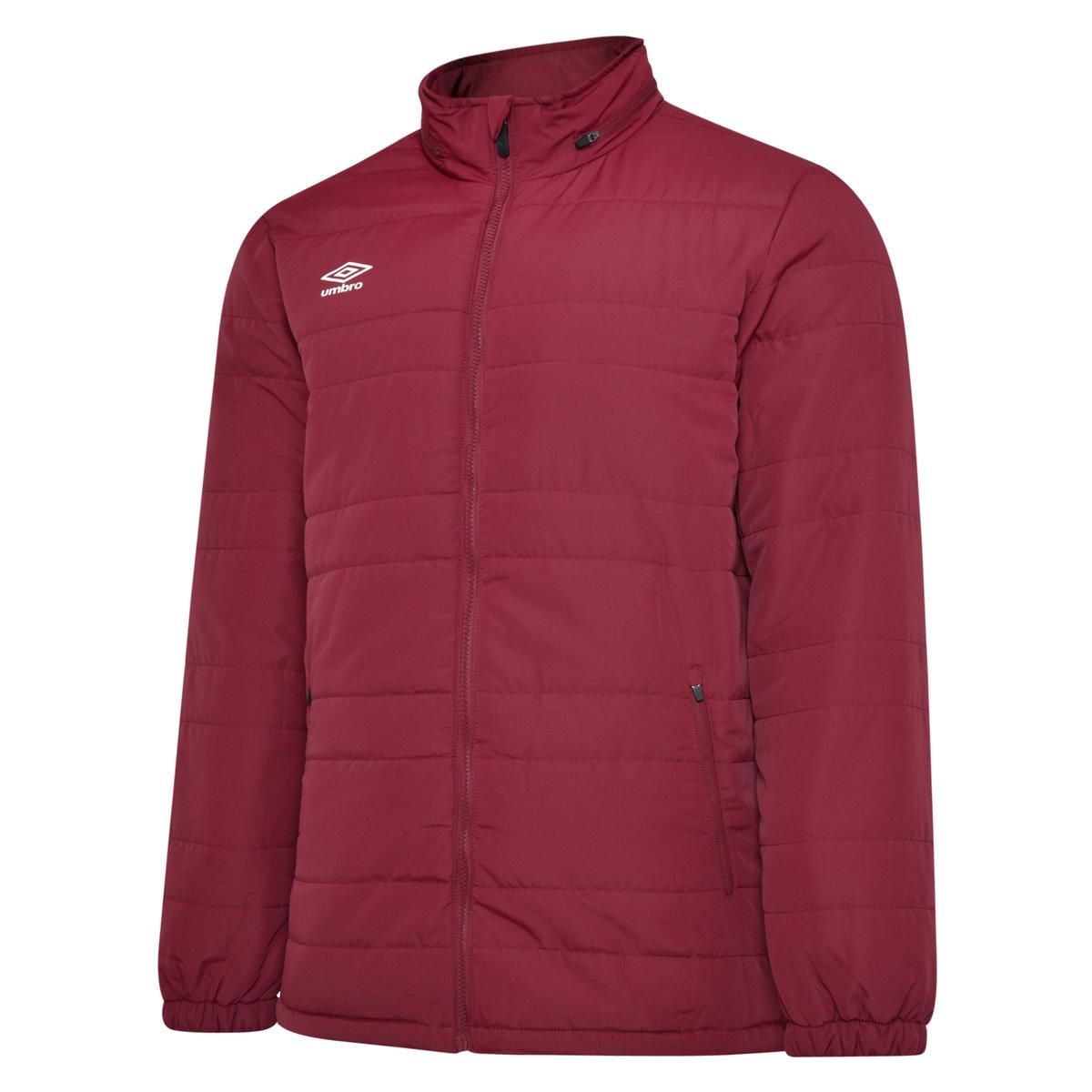 Umbro Herren Club Essential Bench Jacke (Neu weinrot)