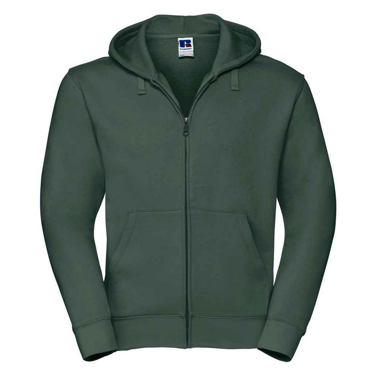 Klassisches Sweatshirt mit Kapuze und Reißverschluss
