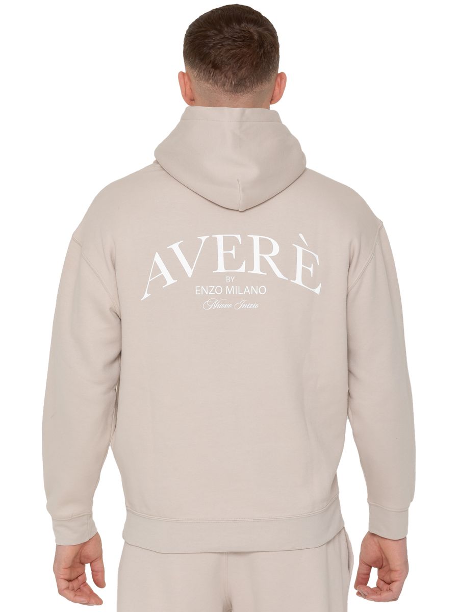 Herren Oversize Fleece Kapuzenpullover