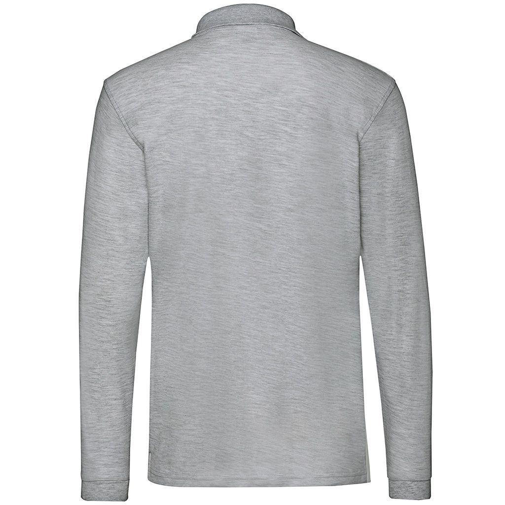 Premium Langarm-Poloshirt aus Piqué