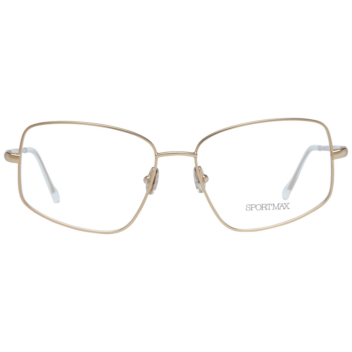 Schicke geometrische Metallbrille