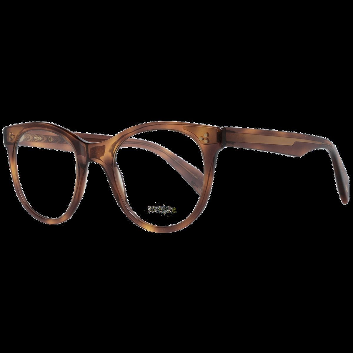 Runde Vollrandbrille in Braun