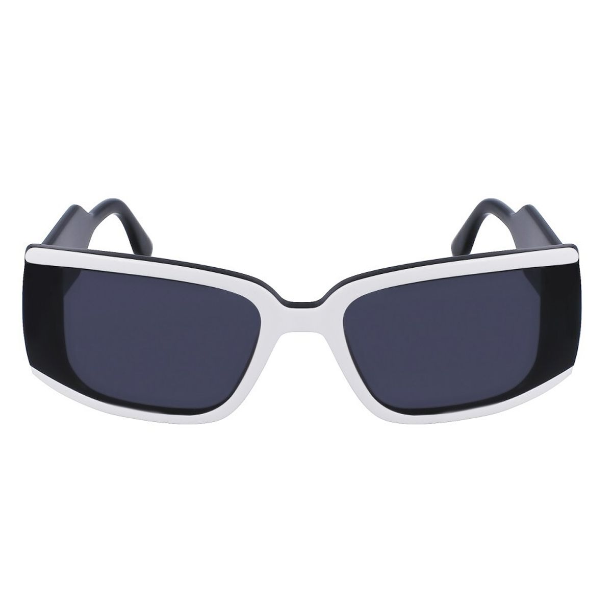 Rechteckige Sonnenbrille mit Acetatrahmen