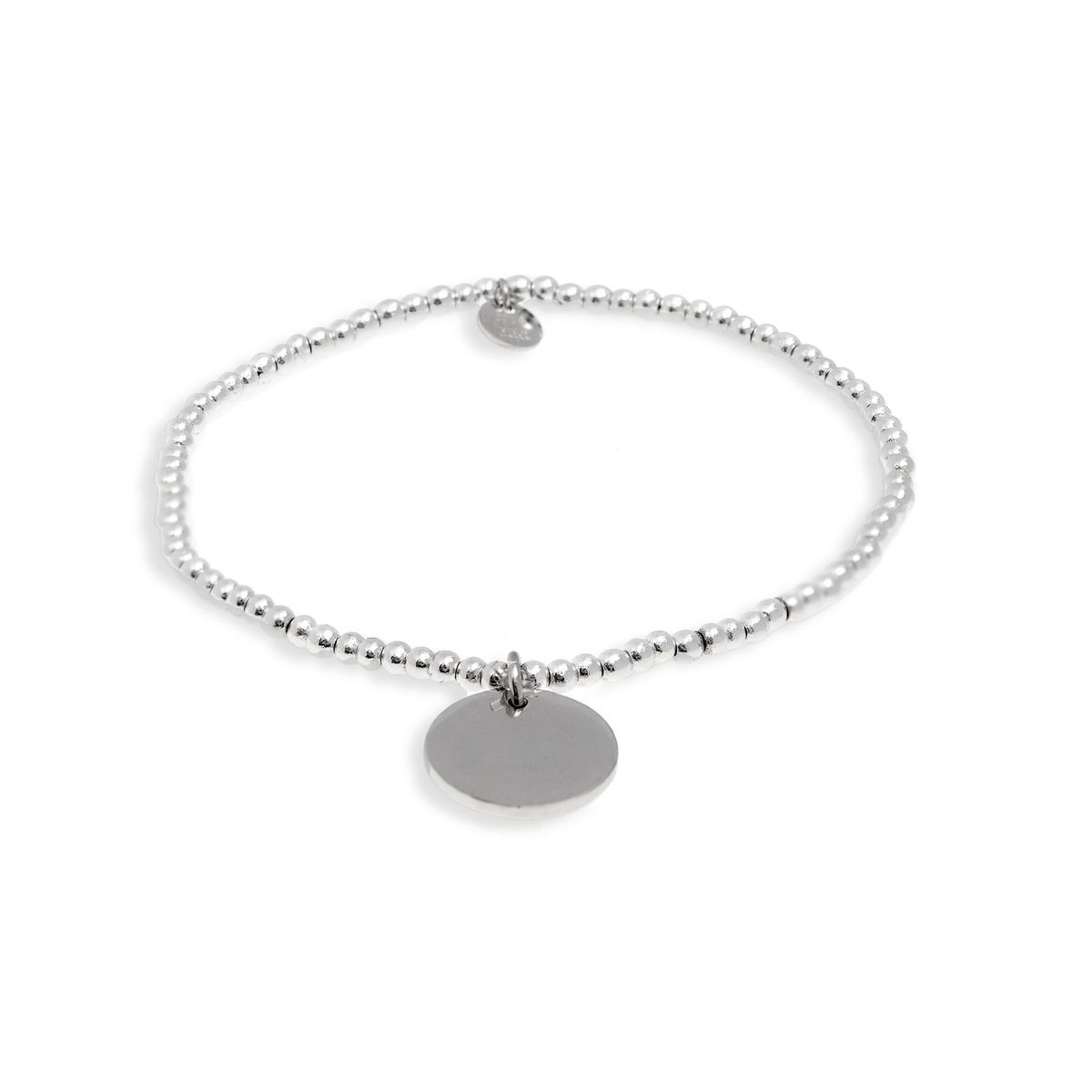 Perlenarmband mit rundem Anhänger