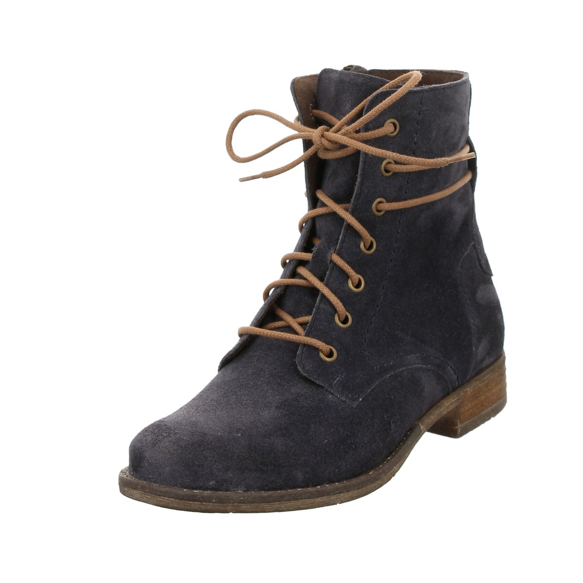 Stiefeletten aus Wildleder mit Schnürung