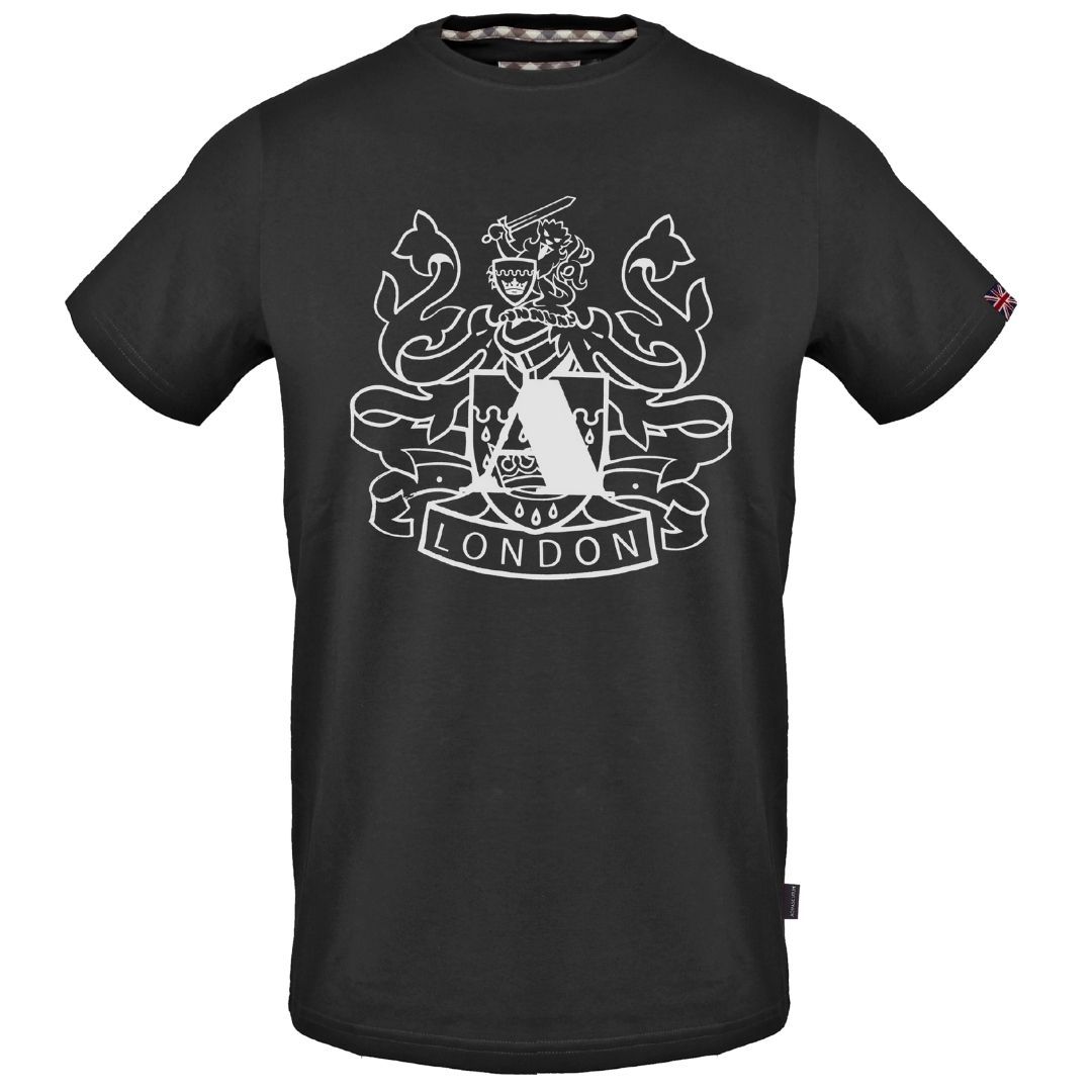 Aquascutum T-Shirt mit Logo-Grafikprint