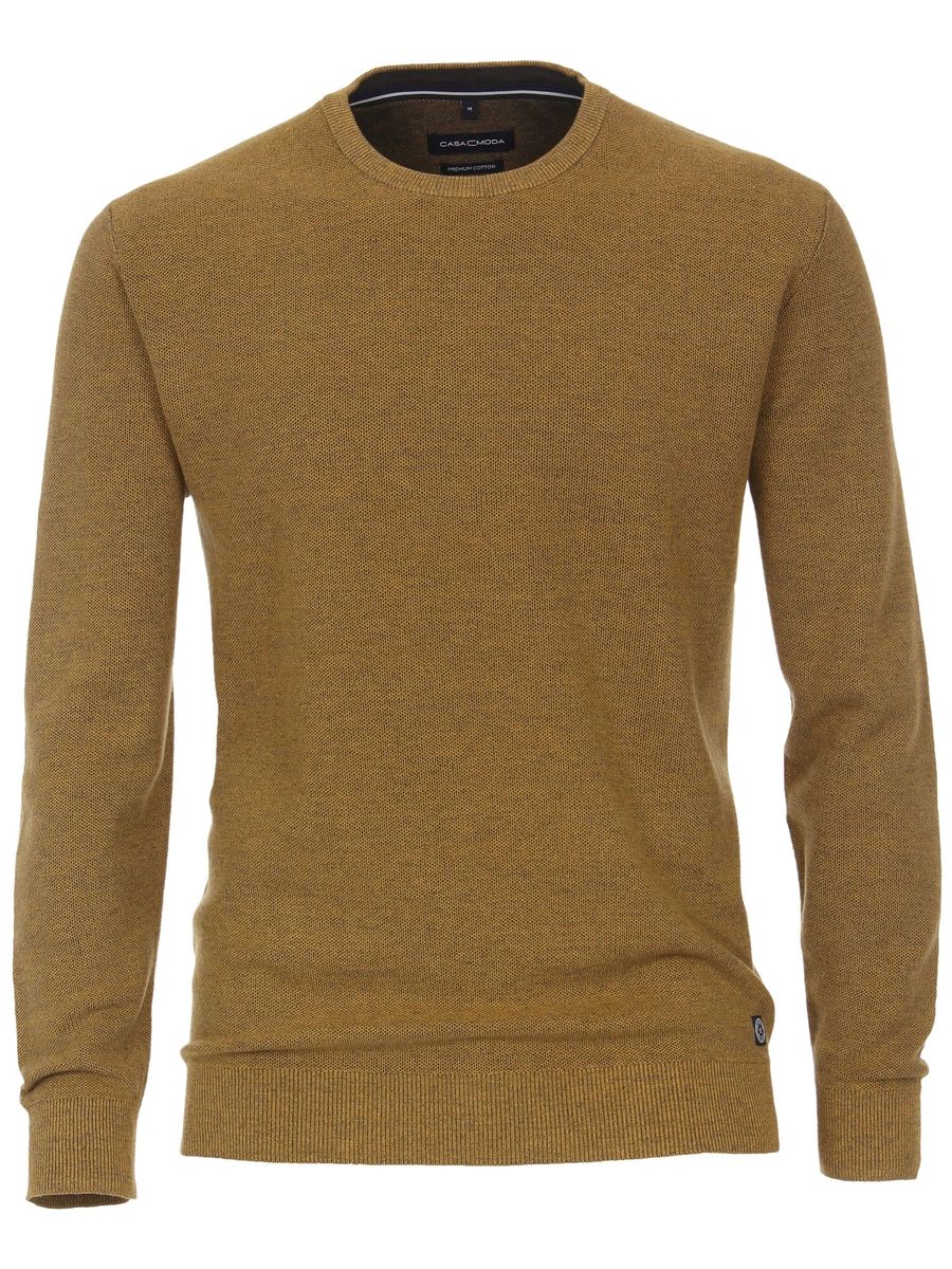 Klassischer Strickpullover mit Rundhalsausschnitt