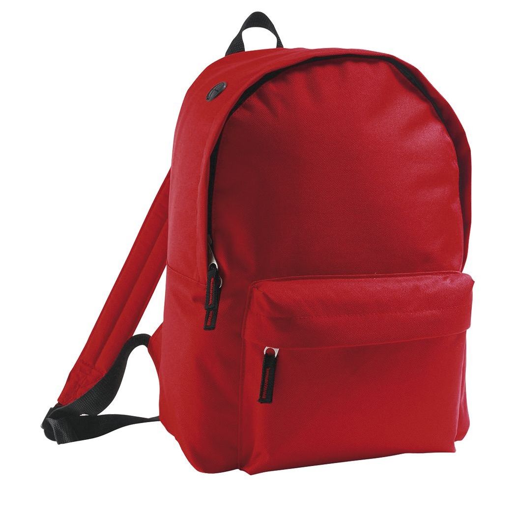 Klassischer Schulrucksack mit Vordertasche