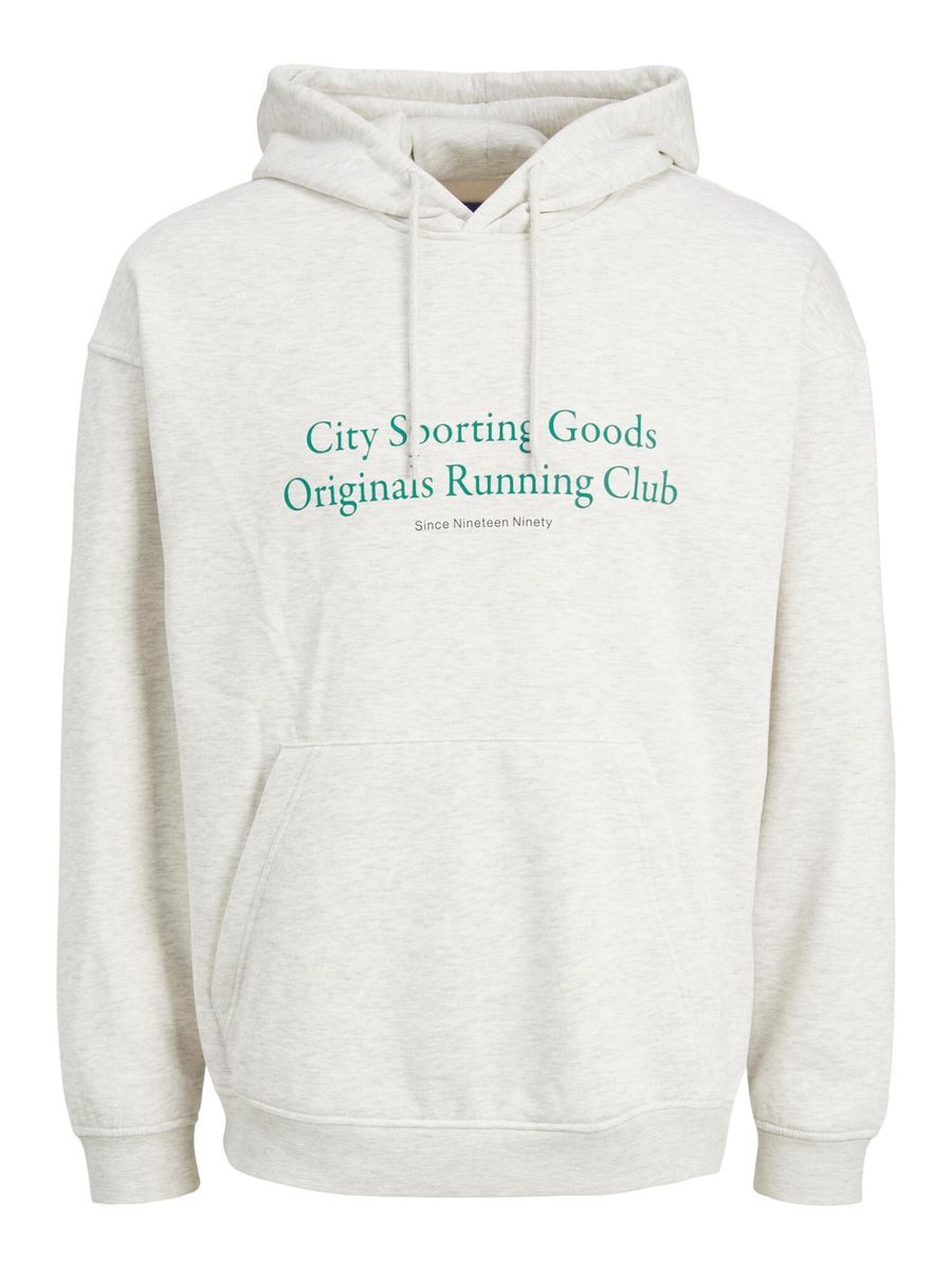 Hoodie aus Baumwollmischung mit Grafikprint