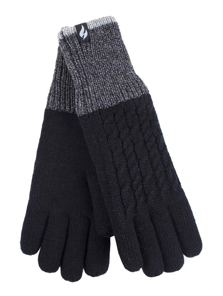 Heat Holders - Damen Thermohandschuhe für den Winter im Kisdon Style - Schwarz