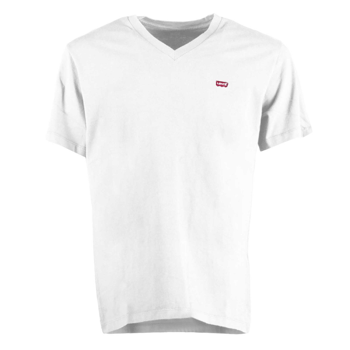 Klassisches T-Shirt mit V-Ausschnitt