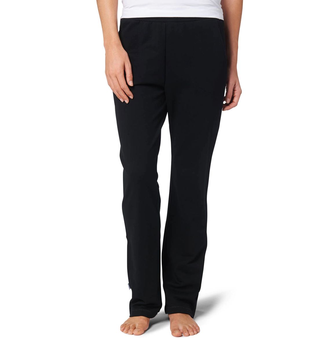 Gerade geschnittene Baumwoll-Loungewear-Hose