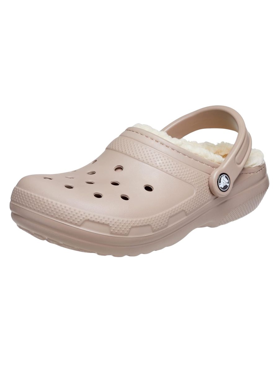 Fellgefütterter Clog mit Fersenriemen