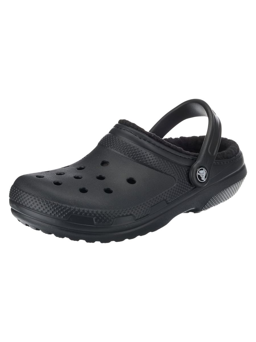 Fellgefütterter Clog mit Fersenriemen