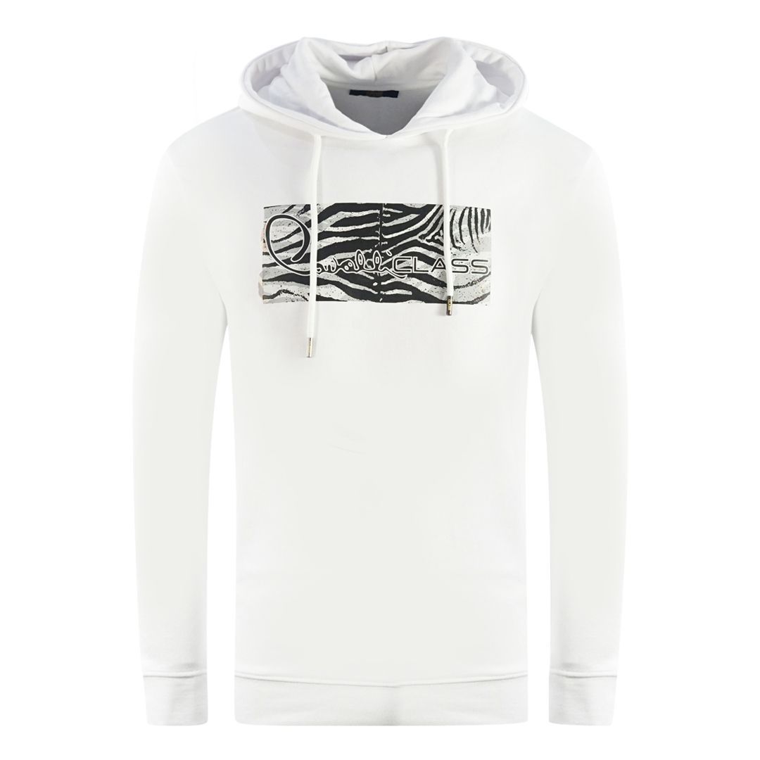 Kapuzenpullover mit Zebra-Print-Logo