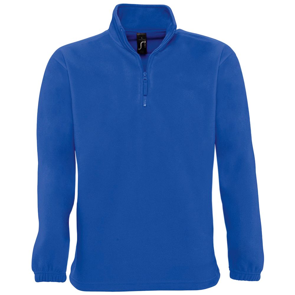 Herren Fleece-Pullover in Königsblau