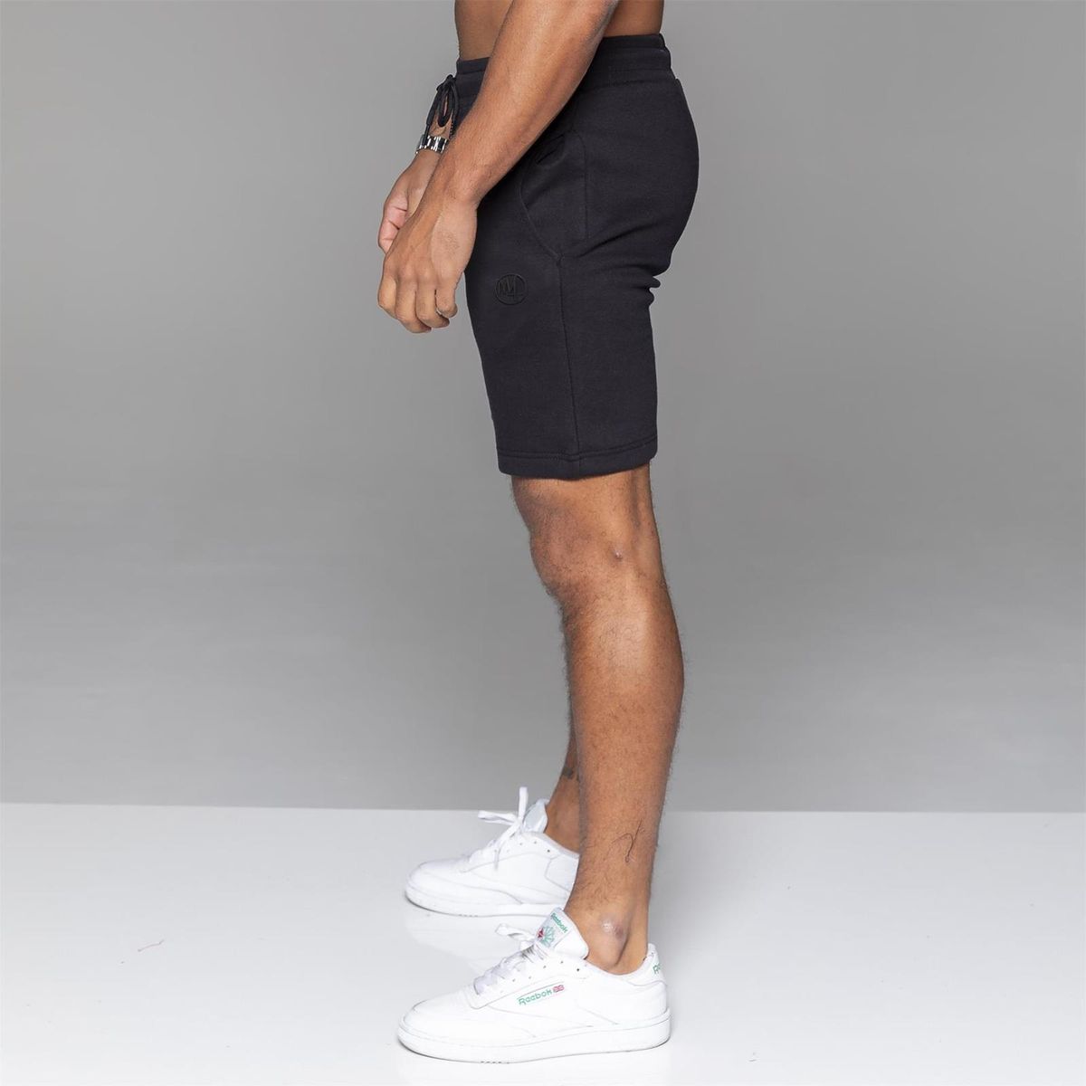 Klassische Fleece-Shorts mit Kordelzug