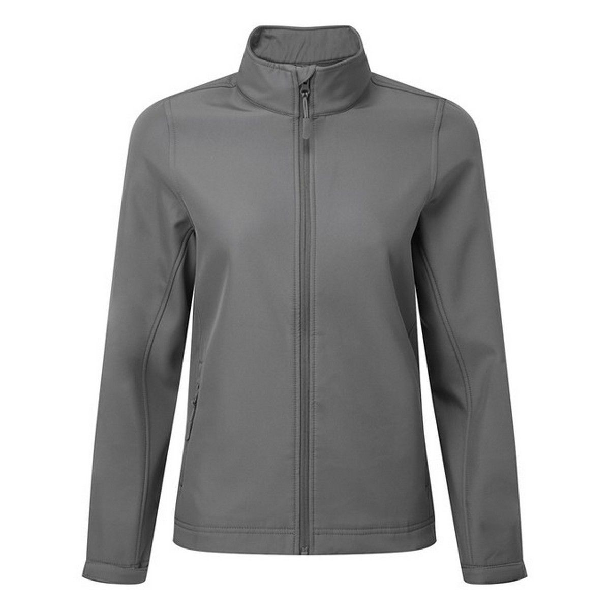 Premier Womens/Ladies Windchecker Recycled Printable Soft Shell Jacket (Dunkelgrau)
