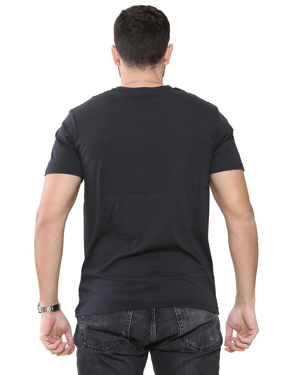 Klassisches Rundhals-T-Shirt aus Baumwolle