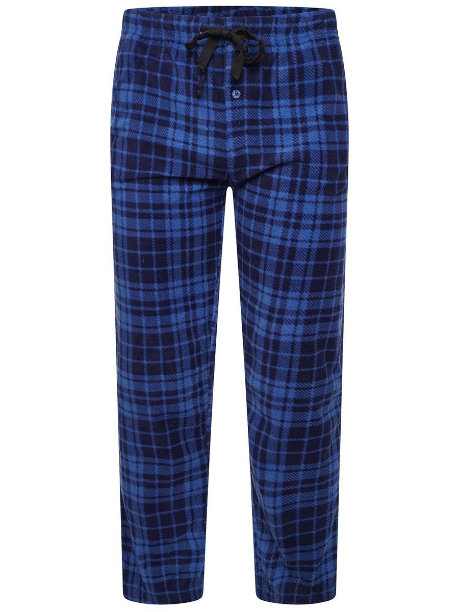 Fleece-Hose mit Hahnentrittmuster