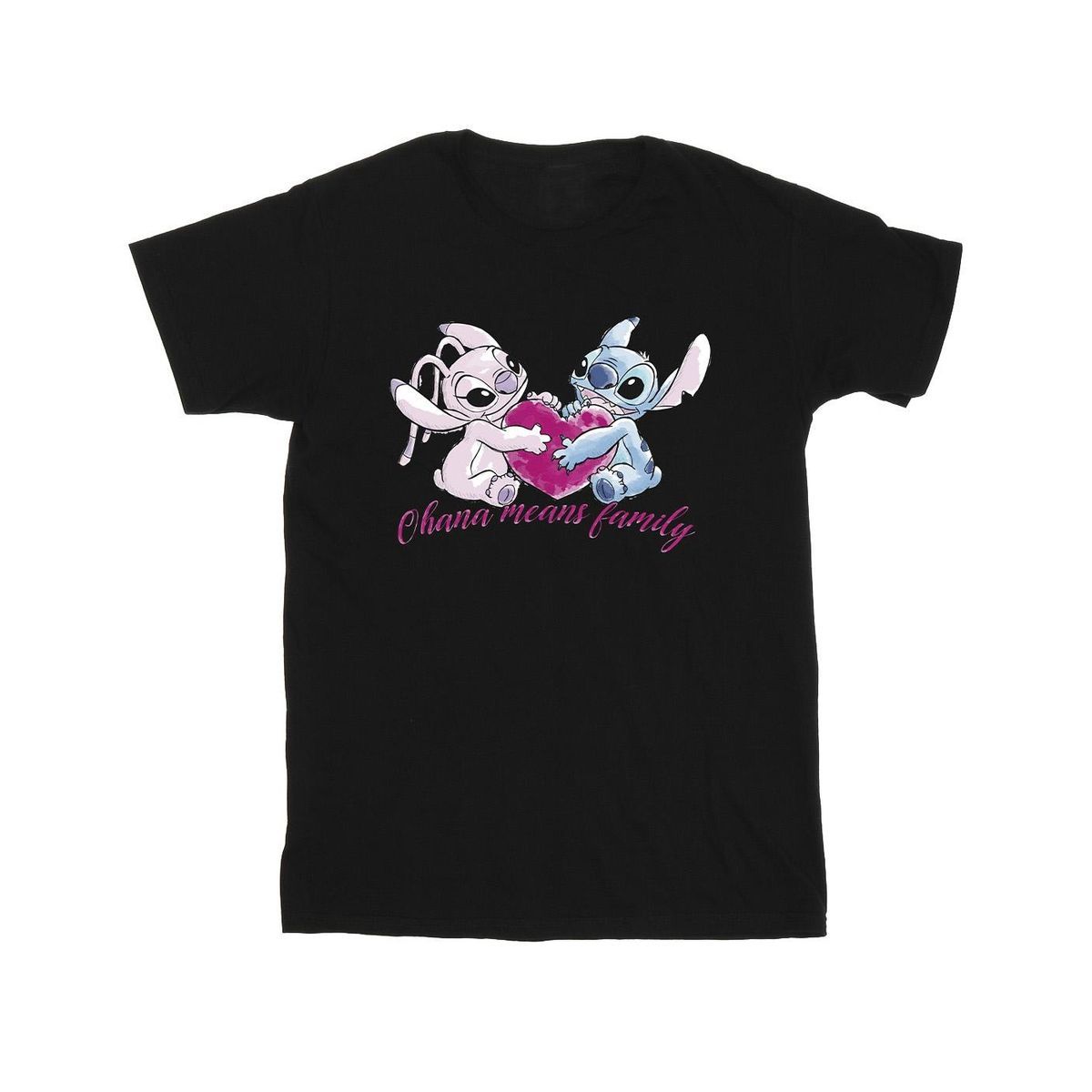 Lilo und Stitch Ohana Herz T-Shirt