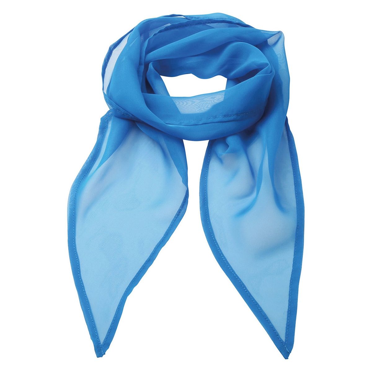 Leichter einfarbiger Chiffon-Schal für Damen