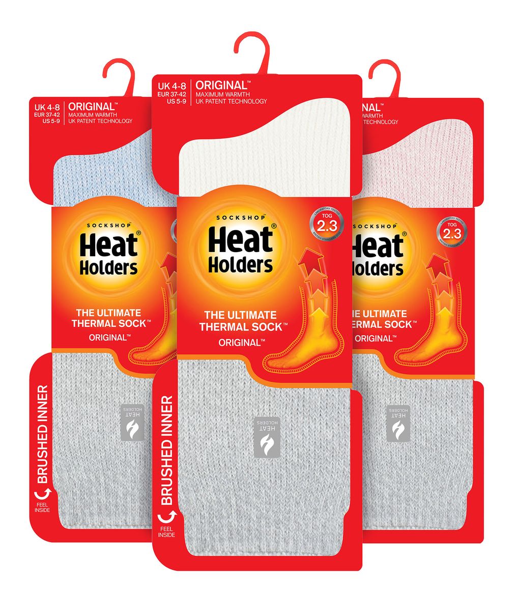 Isolierte Thermosocken im Dreierpack