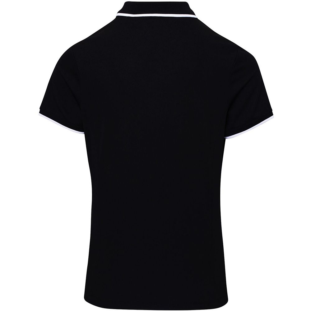 Tailliertes Polohemd mit Kontrastdetails