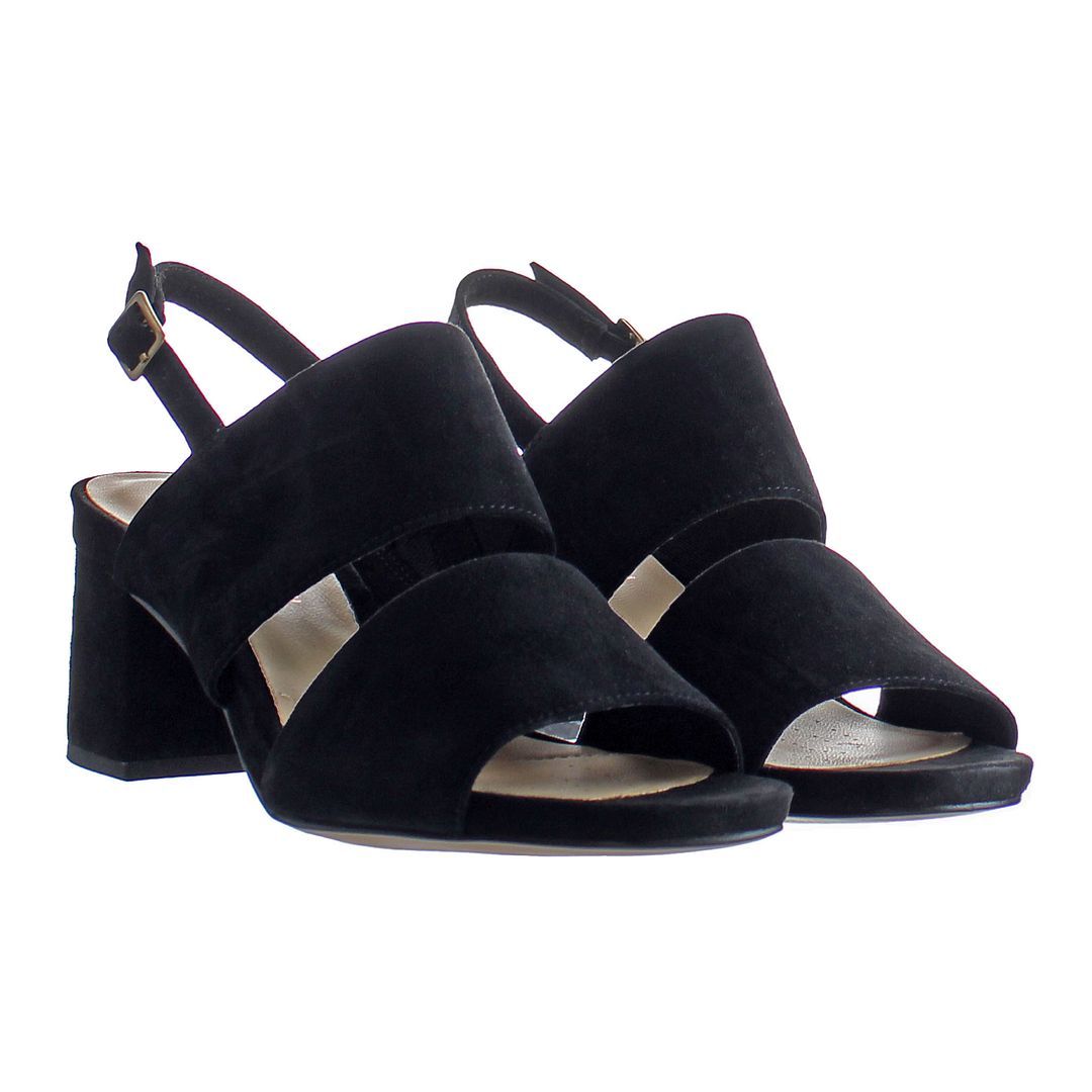 Slingback-Sandaletten mit Blockabsatz