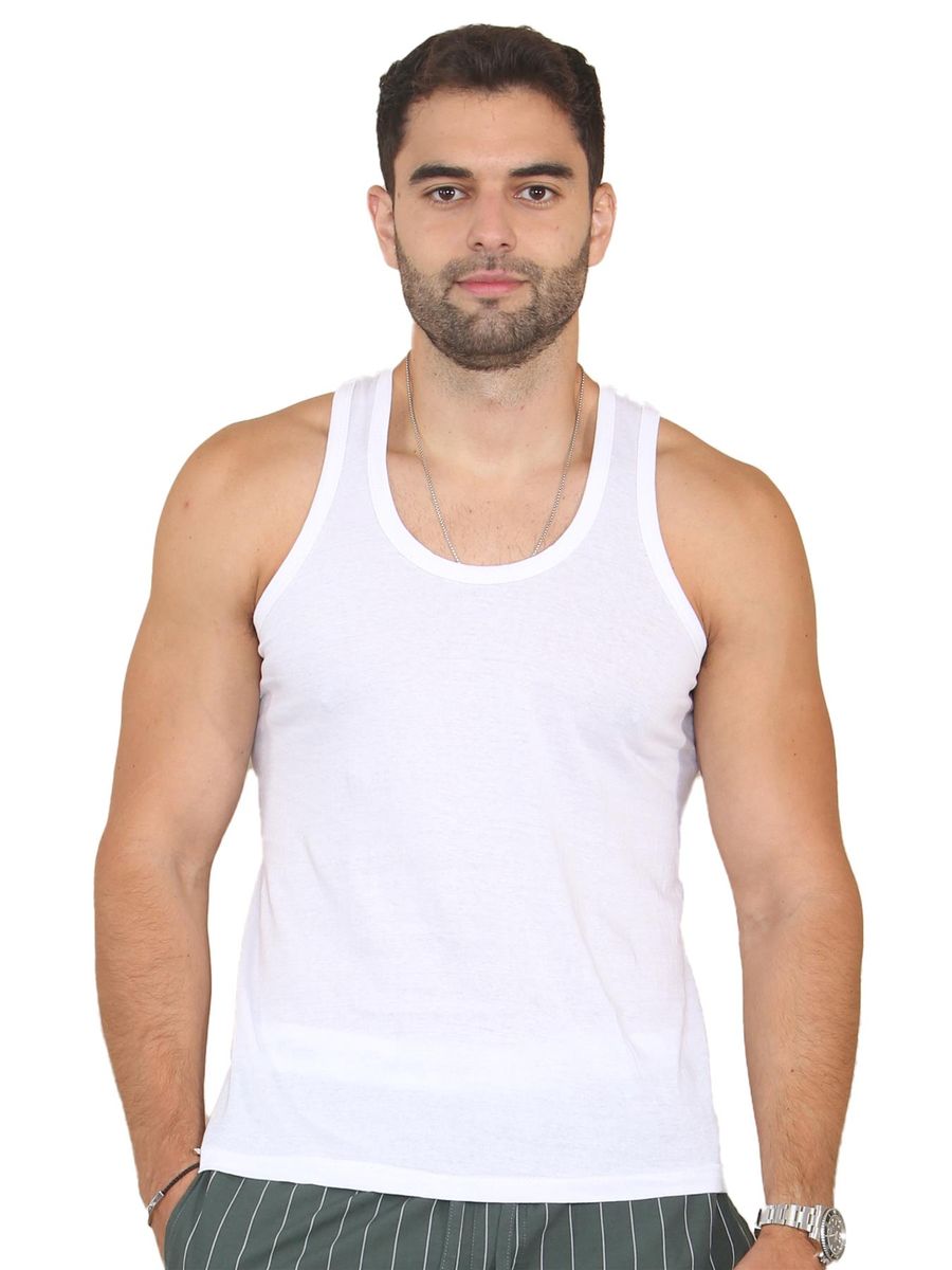Klassisches Herren Tanktop aus Baumwolle