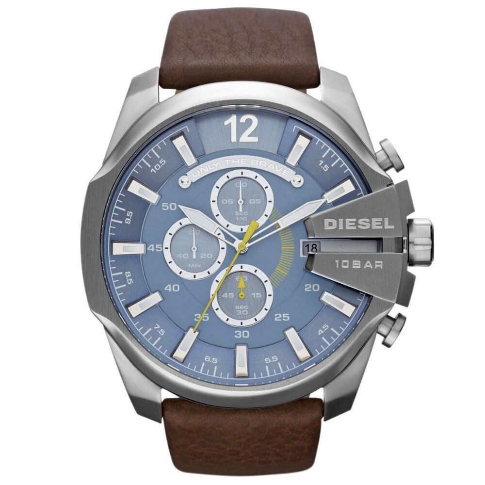 Chronograph Herrenuhr mit Lederarmband