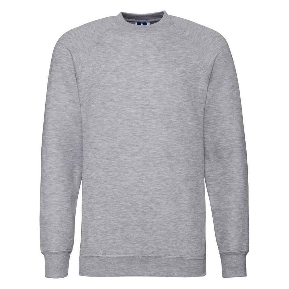 Herren Heather Grau Raglan Sweatshirt