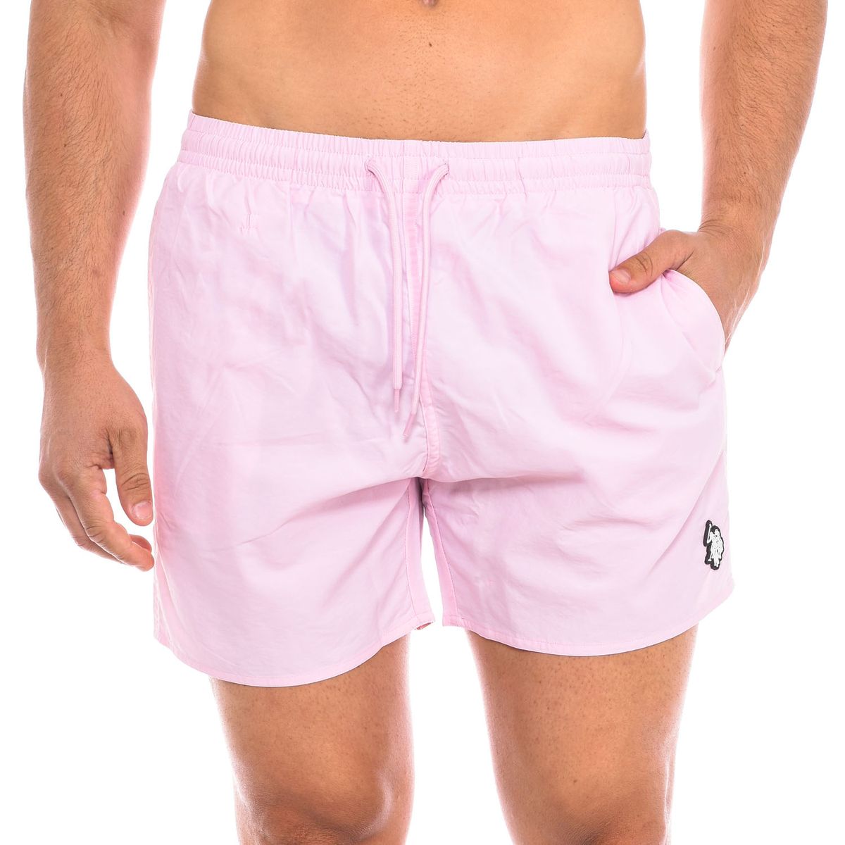 Türkisblaue Badehose mit Gummizug