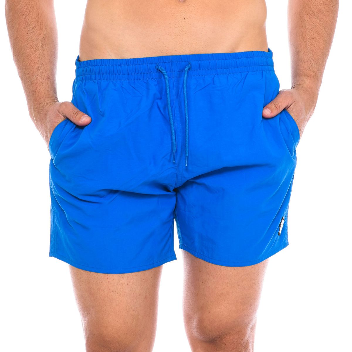 Türkisblaue Badehose mit Gummizug