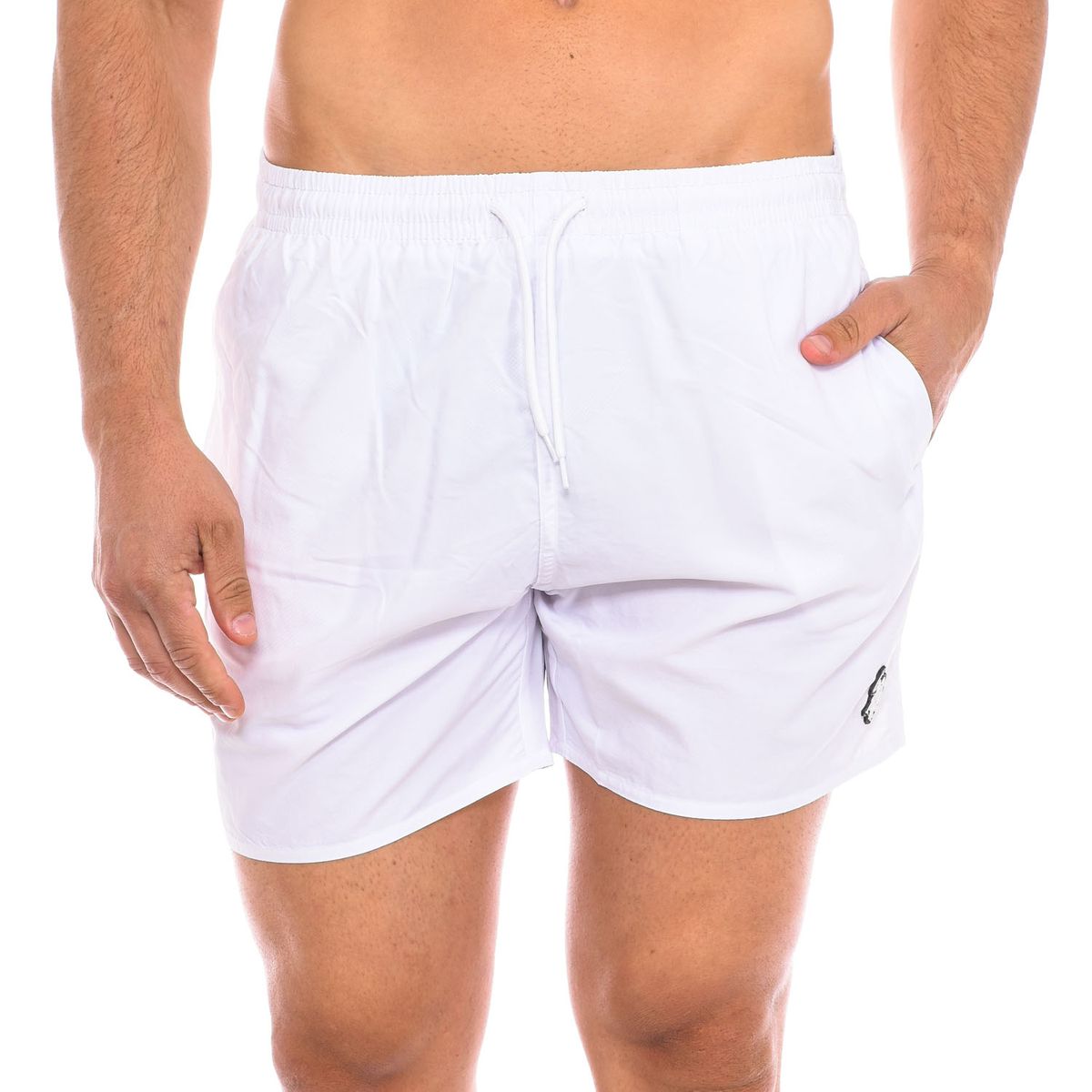 Türkisblaue Badehose mit Gummizug
