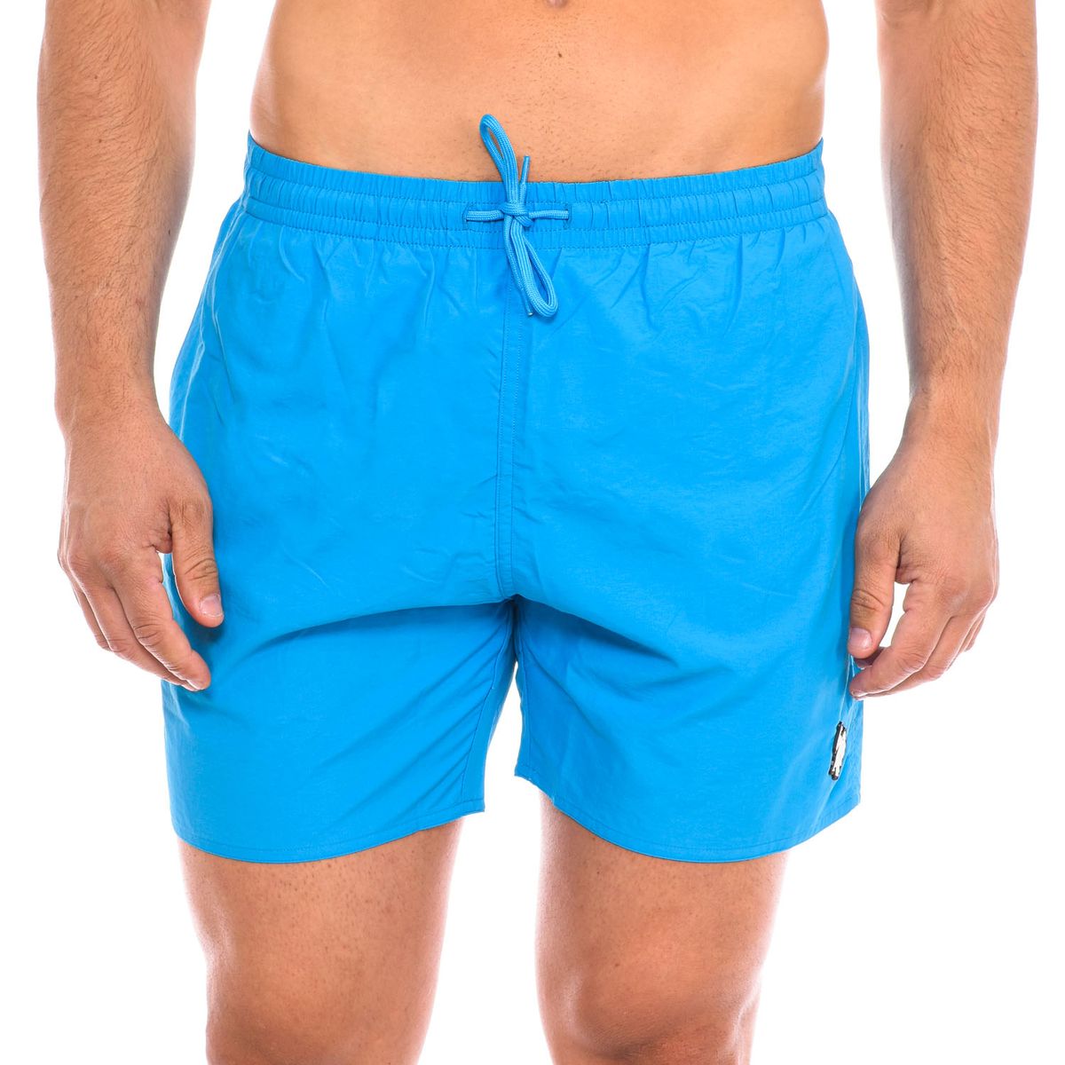 Türkisblaue Badehose mit Gummizug