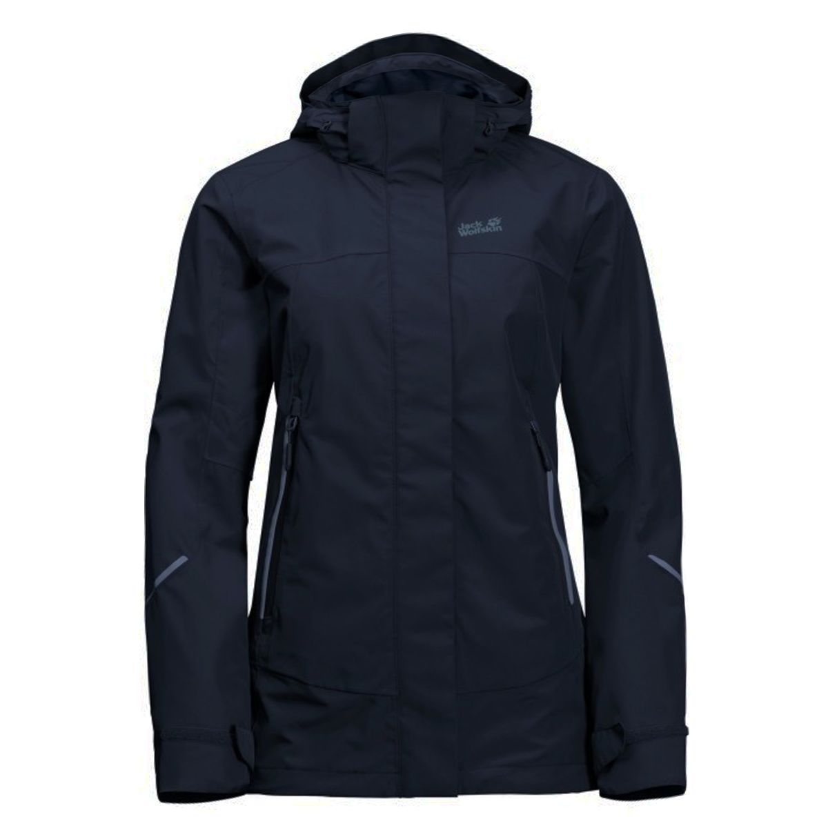 Wasserdichte Outdoorjacke mit Kapuze für Damen